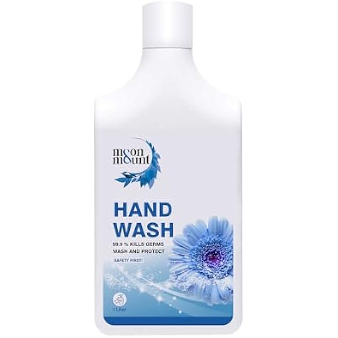 Moon & Mount HAND WASH PROTECTION FROM GERMS, HAND WASH LIQUIDS 1 LITER LIQUID HANDWASH FOR EVERYDAY USE (FRESH) - Image 1